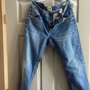 Men’s moonshine jeans, size 33 x 32, slim straight